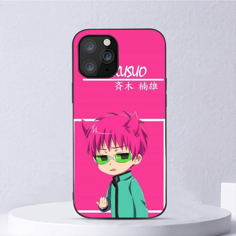 The Disastrous Life Of Saiki K Saiki Kusuo Phone Case For Iphone 11 12 Mini 13 14 Pro Xs Max X 8 7 6s Plus 5 Se Xr Shell