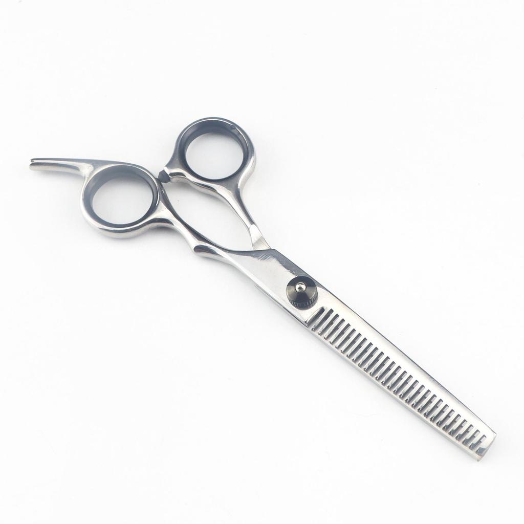 6.0-Inch Color Hairdressing Scissors Set: High Screw, Straight, Serrated, Thinning Scissors