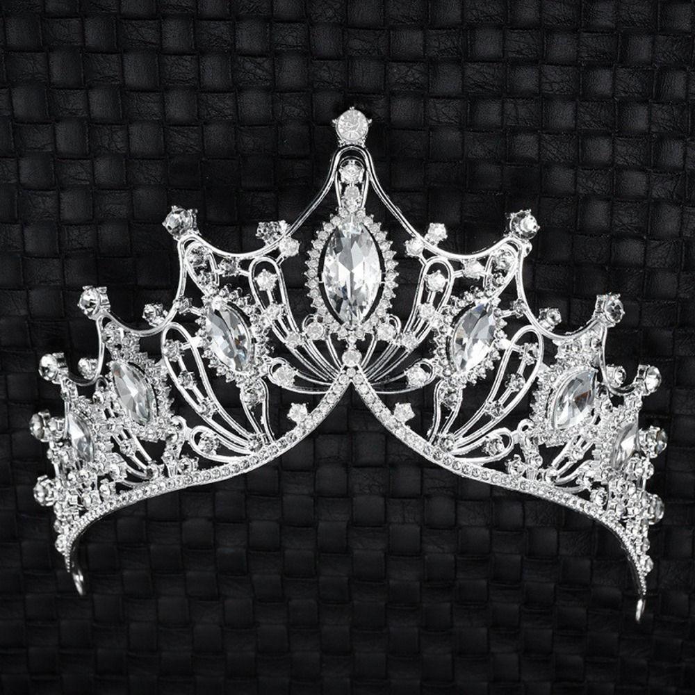 Rhinestone Brid Headband Crystal Tiara Korean Hairbands Princess Headband Baroque Women Hair Hoop