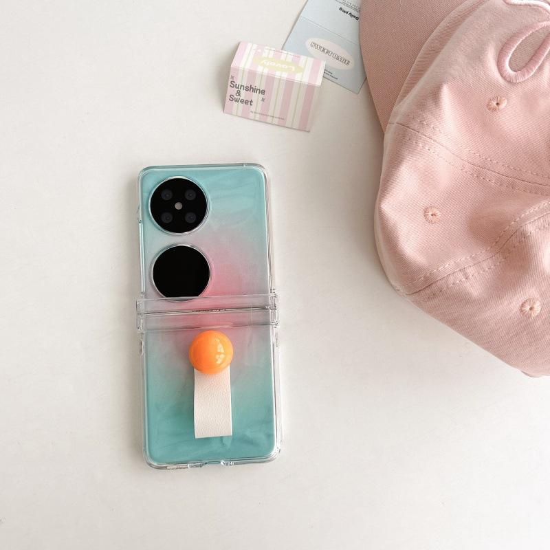 

Твердый чехол с кольцом-держателем для Moto Razr 50, Honor Magic V Flip, Samsung Z Flip6 Samsung Z Flip 5