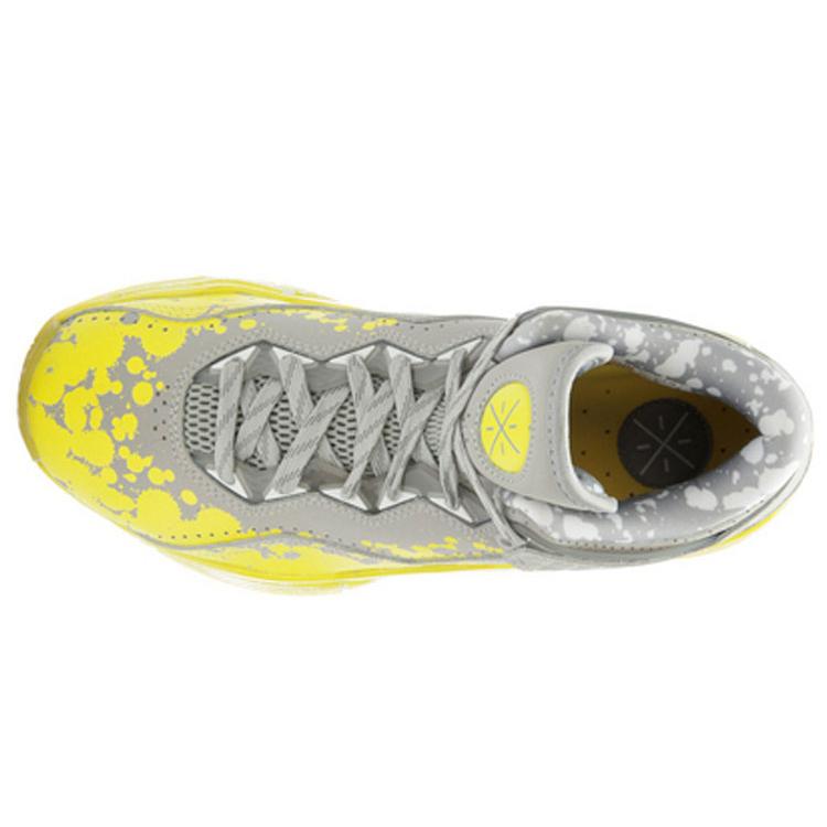 Li Ning WOW 3 Way Of Wade 3 Lemon Drop Mid Top Basketball Shoes Men's Gray Yellow ABAJ013-19