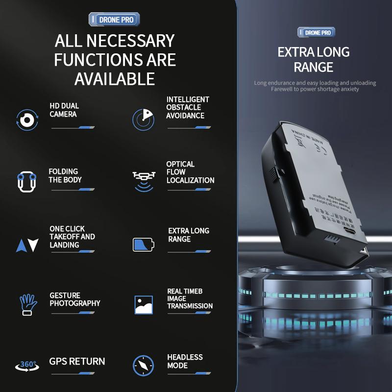 NEW S166 GPS Professional Drone with 8k Dual-lens HD Camera Brushless Intelligent Obstacle Avoidance Folding Quadrotor RC Drone