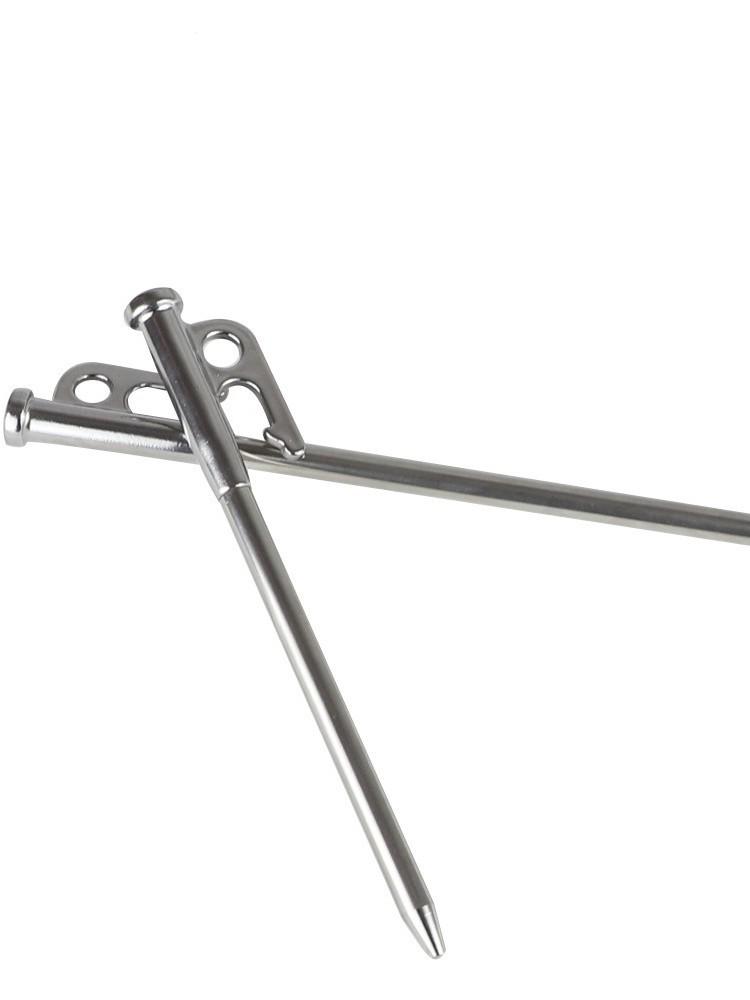 Stainless Steel 420 Anti-Pullout Tent Stakes for Camping and Tarp Setup