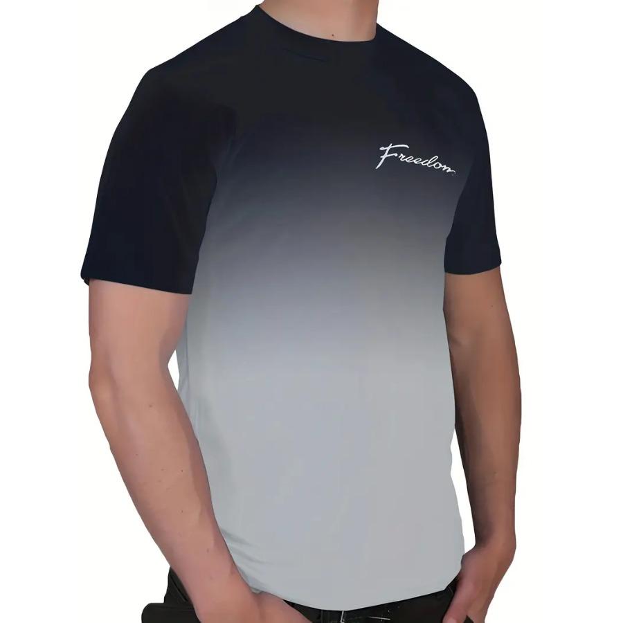 Herren Berg 3D Druck T-Shirts Mode Tees Bademode Stretch Polyester Sport Kurzarm Tops