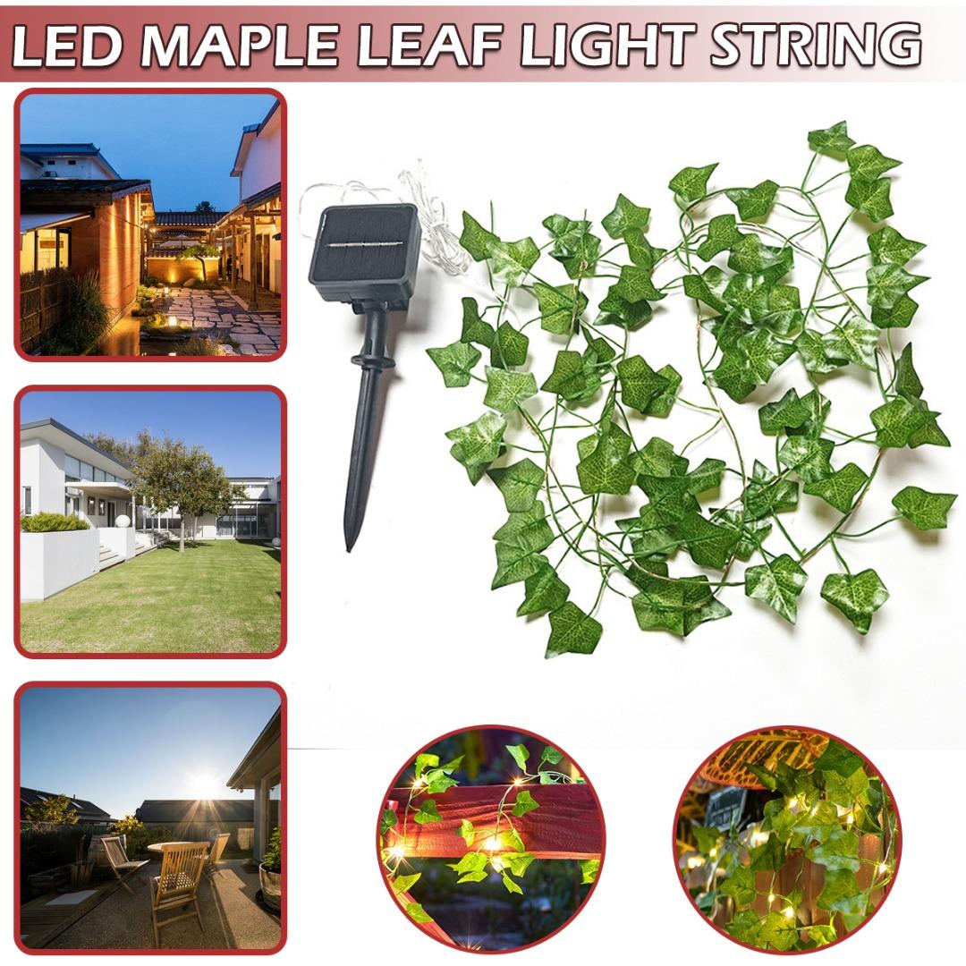 

PDTO 50 светодиодных гирлянд для искусственных цветов и виноградной лозы на батарейках, сказочный свет для растений