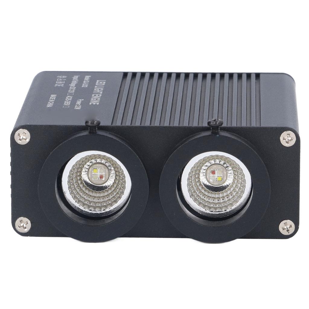 Lichtquelle mit optischen Fasern RGBW Bluetooth App Musik Fernbedienung Dual-End-Glasfaser-Treiber 32W