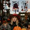 Halloween Decorations Horror Static Stickers Creative Death Glass Stickers