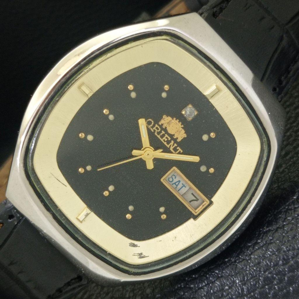 

ВИНТАЖНЫЕ МУЖСКИЕ АВТОМАТИЧЕСКИЕ ЧАСЫ ORIENT JAPAN 46941 С ОРИГИНАЛЬНЫМ ЦИФЕРБЛАТОМ a703344-1 R213b-a703344
