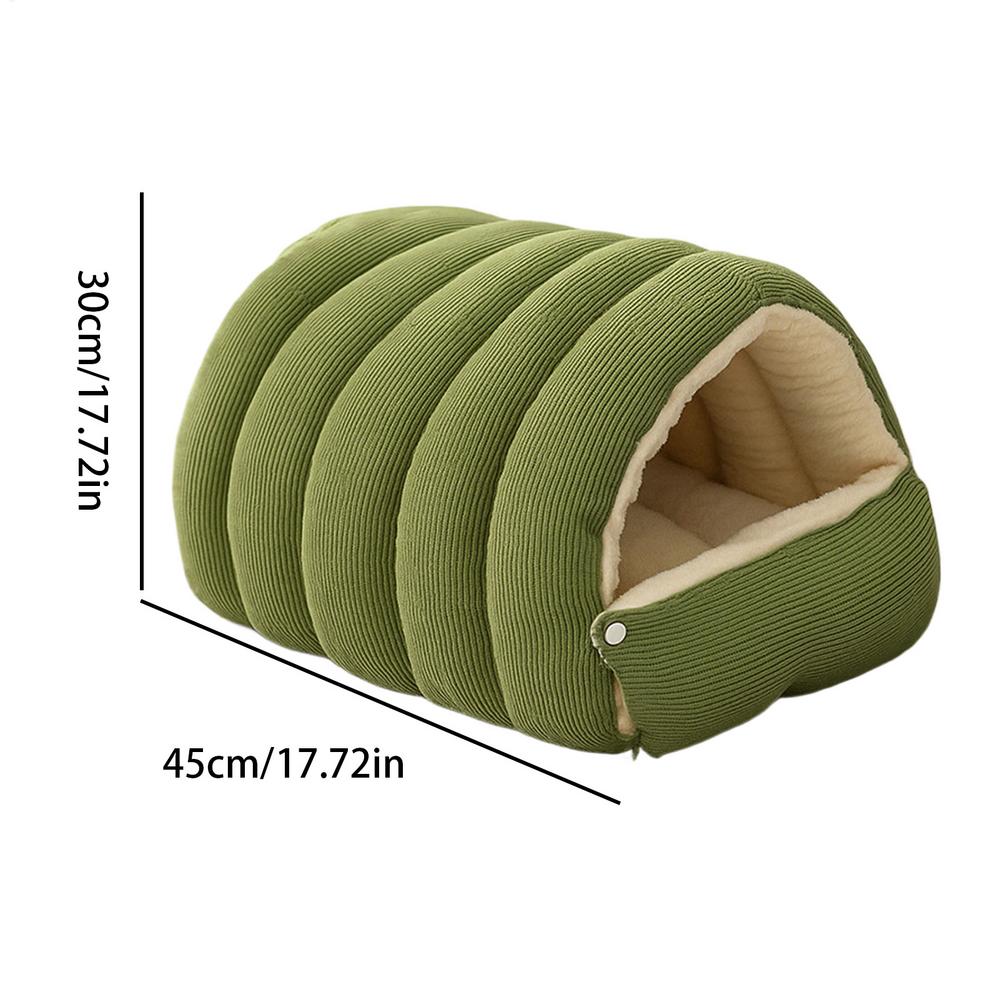 Cozy Cat Bed Tent Soft Pet Nest Cave Warm Sleeping Bag for Cats Dogs Puppies Indoor Outdoor Living Room Winter Pet Supplies