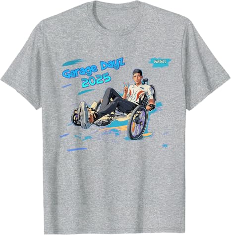НИКОГДА НЕ ОСТАНАВЛИВАЙСЯ НИКОГДА НЕ СДАВАЙСЯ 2025 Garage Dayz Футболка Юмор Смешная Боевая Фраза Футболка Новинка Подарок Вдохновляющий Дизайн Y2k Графический Наряд S