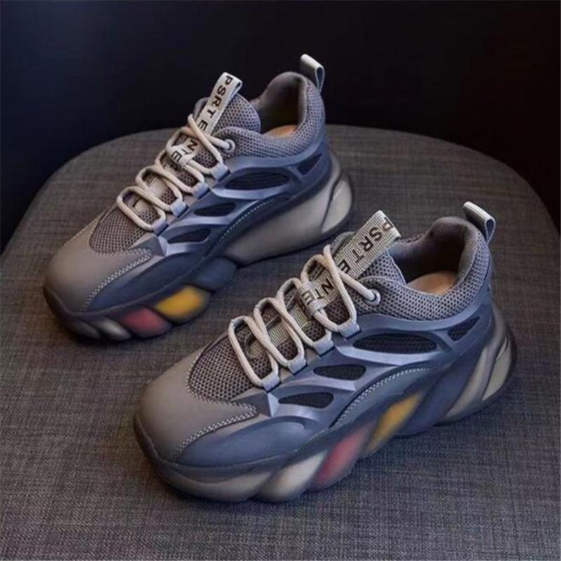 Girls Sports Shoes Newestrainbow Bottom Breathable Mesh Shoes Children S Dad Shoes Small White Shoes 26