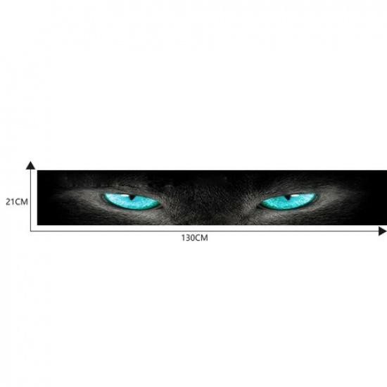 Blue Eye Graphic Decal Banner Sticker DIY Decoration For Car Front Windshield