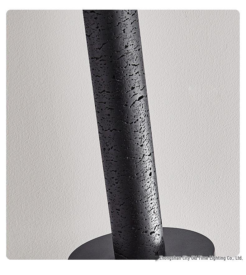 Black Hole Stone Mid-Century Minimalist Pendant Light for Bedroom, Dining Room, or Bar