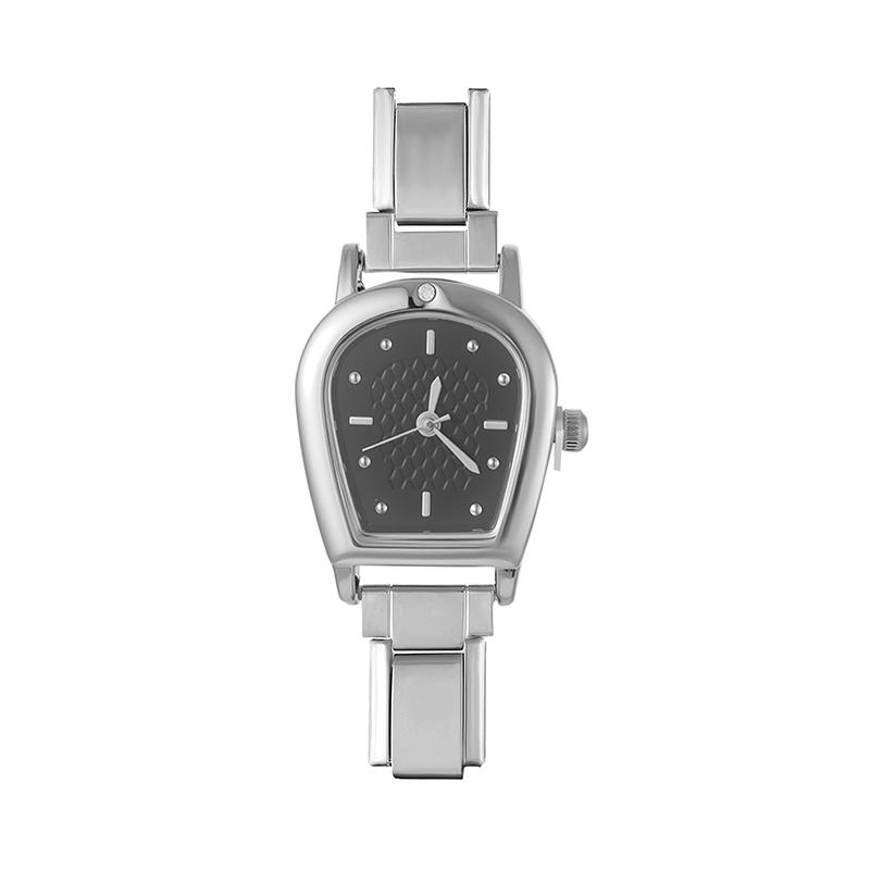 

Luxury DIY 9mm Charm Stainless Steel Zircon Shiny Square Round Watch Bracelet Bangle High Quality Y2K Watch Head Christmas Gift
