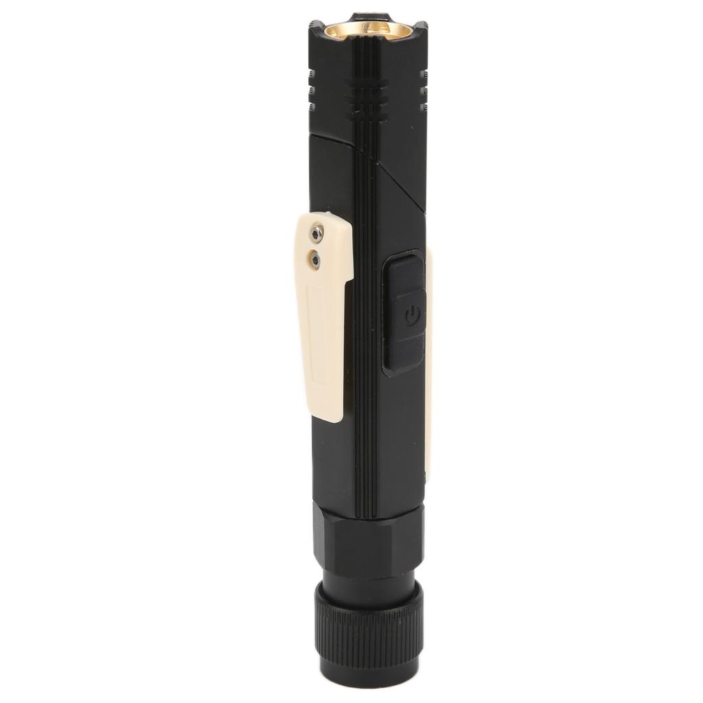 S21 Flashlight USB Rechargeable Portable Head Rotatable Flashlight for Camping Patrolling