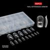 150 Pcs/Box Toe Dual Nail Forms For Poly Extension Gel Toenail Dual Forms Reusable Full Cover Molds Acrylic Top Forms 15 Sizes