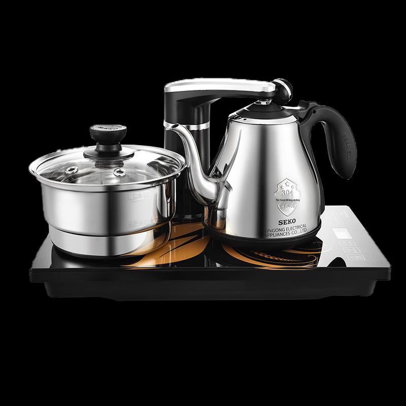 SEKO Automatic Electric Kettle and Tea Tray Set CN plug (adapter included)