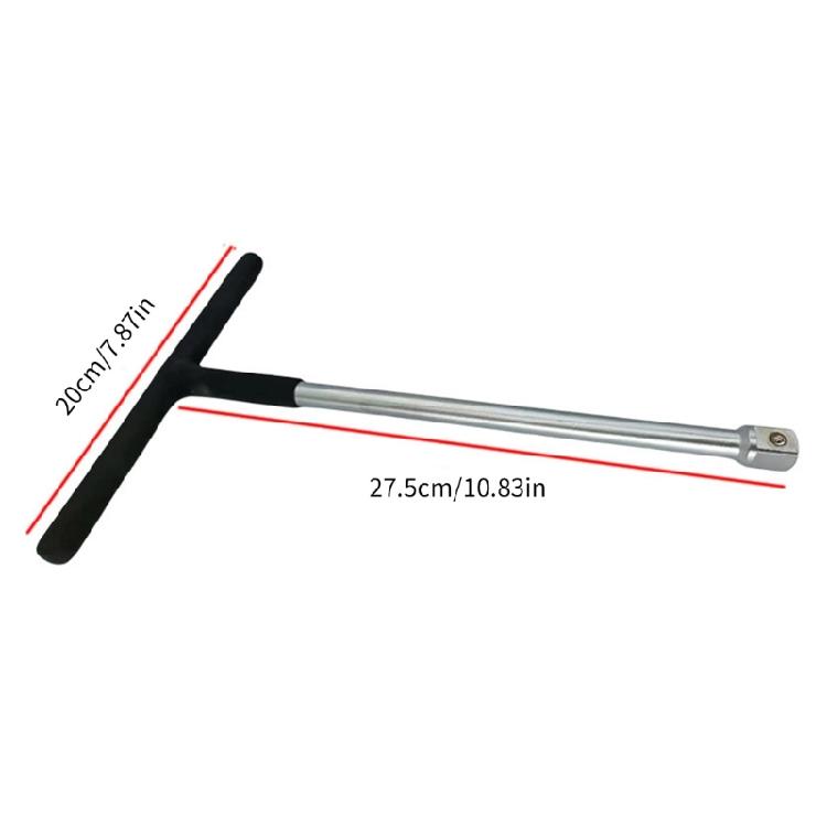 1/2'' Drive T Type Universal Socket Wrench Steel Wrench Nonslip Handle Wrench