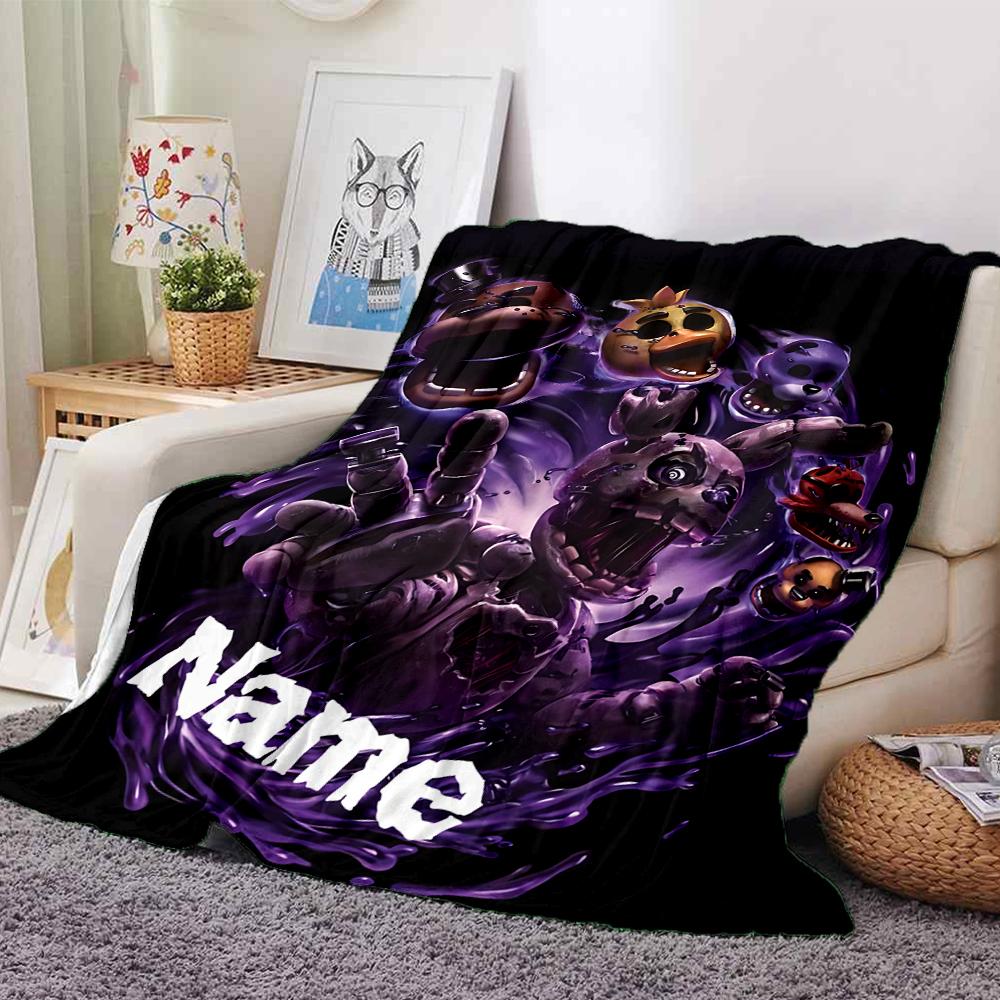 Custom Name Muppet Crossbow blanket for Couch & Bed, Plush Cozy Fuzzy Blanket Super Soft & Warm Blankets for Fall and Winter. 0908145