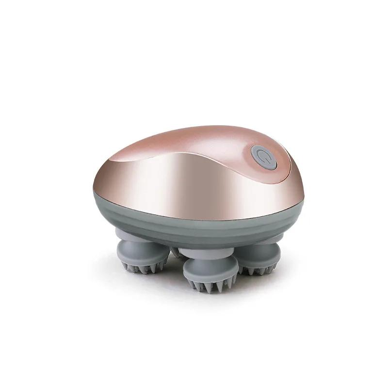 Mini Kopfmassagegerät Magnetisches Wiederaufladbares Massagegerät Elektrische Kopfhautknetung Multifunktions-Physotherapieinstrument
