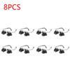 1~10pcs Telescopic Magnifier Glasses Loupes with 2 LED 8X/15X/23X Lens Observation Magnifying Eyewear Jewelers Watchmaker Repair
