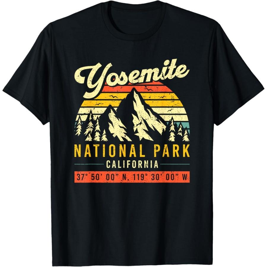 Yosemite Vintage Retro California National Park T-Shirt S