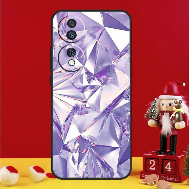 Crystal Diamond Pattern Case For Honor 90 70 50 Magic 6 Lite Magic 5 Pro Honor X6a X7a X8a X9a X8 X9 X8b X9b Case