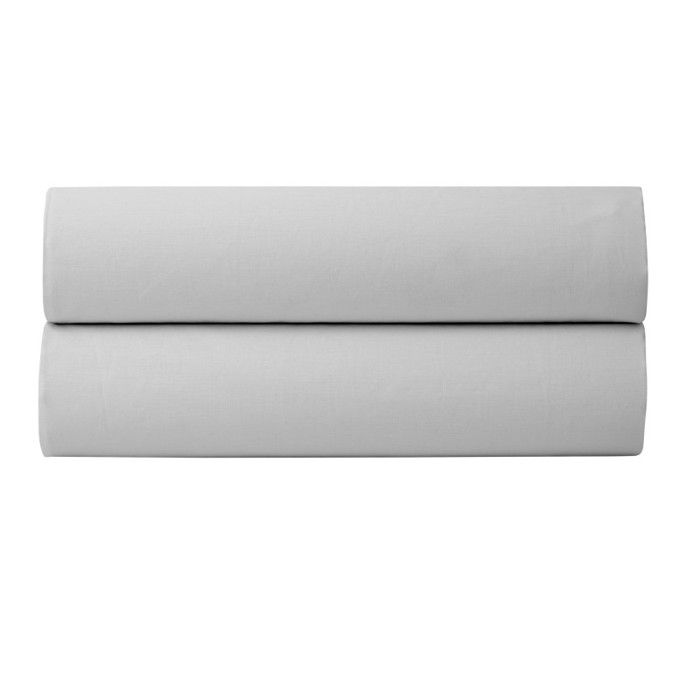 "Julian" Percale Fitted Sheet with 35 Cm Gusset All Sizes Pure Cotton - Julian Perle - 180 X 200 Cm 35 Cm Gusset