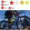 40Pcs Star Shape Reflective Stickers, Warning Safety Reflector Stickers for Kids, Waterproof Safety Helmet Stickers for Vehicles, Bicycles,