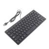 Wired Mini Portable Spanish Keyboard USB Interface for Desktop Computer Ultra Thin 78 Keys