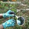 Garden Gloves for Women Floral Gardening Gloves Ladies Soft Breathable Yard Work Glove Light Working Gloves