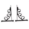 European Style L Shaped Shelf Wall Shelve Angle Bracket Metal Holder Floral
