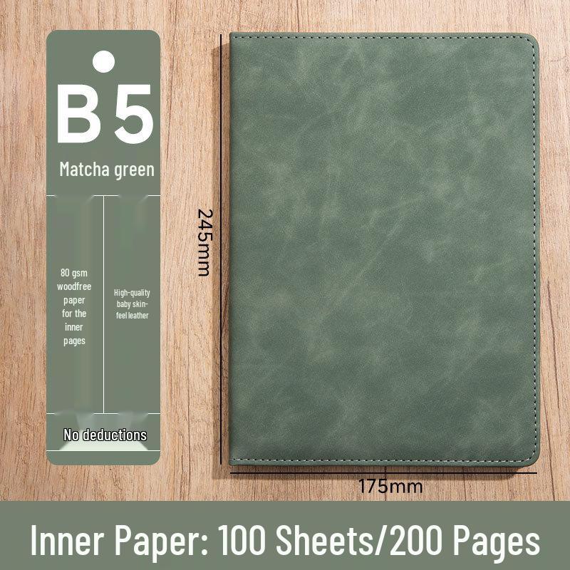 Custom Logo A5 High-End Office Notebook with Premium Cover and Inner Pages
