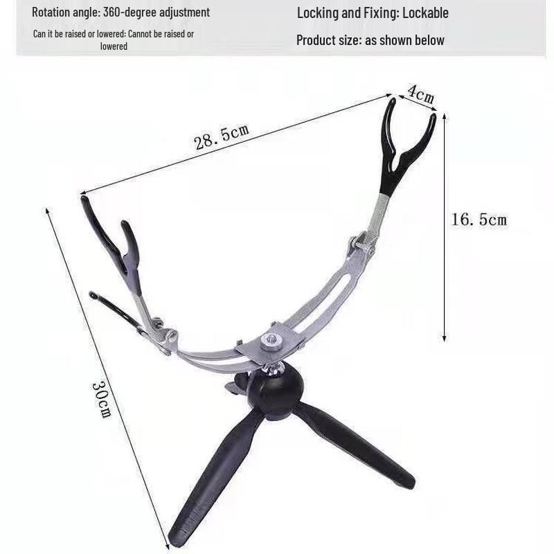 Складной двойной держатель для удочек для подледной рыбалки Oeny