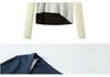 2026 Spring Women's Asymmetrical Patchwork Ribbed Knit Sweater - Slimming Two-Piece Look