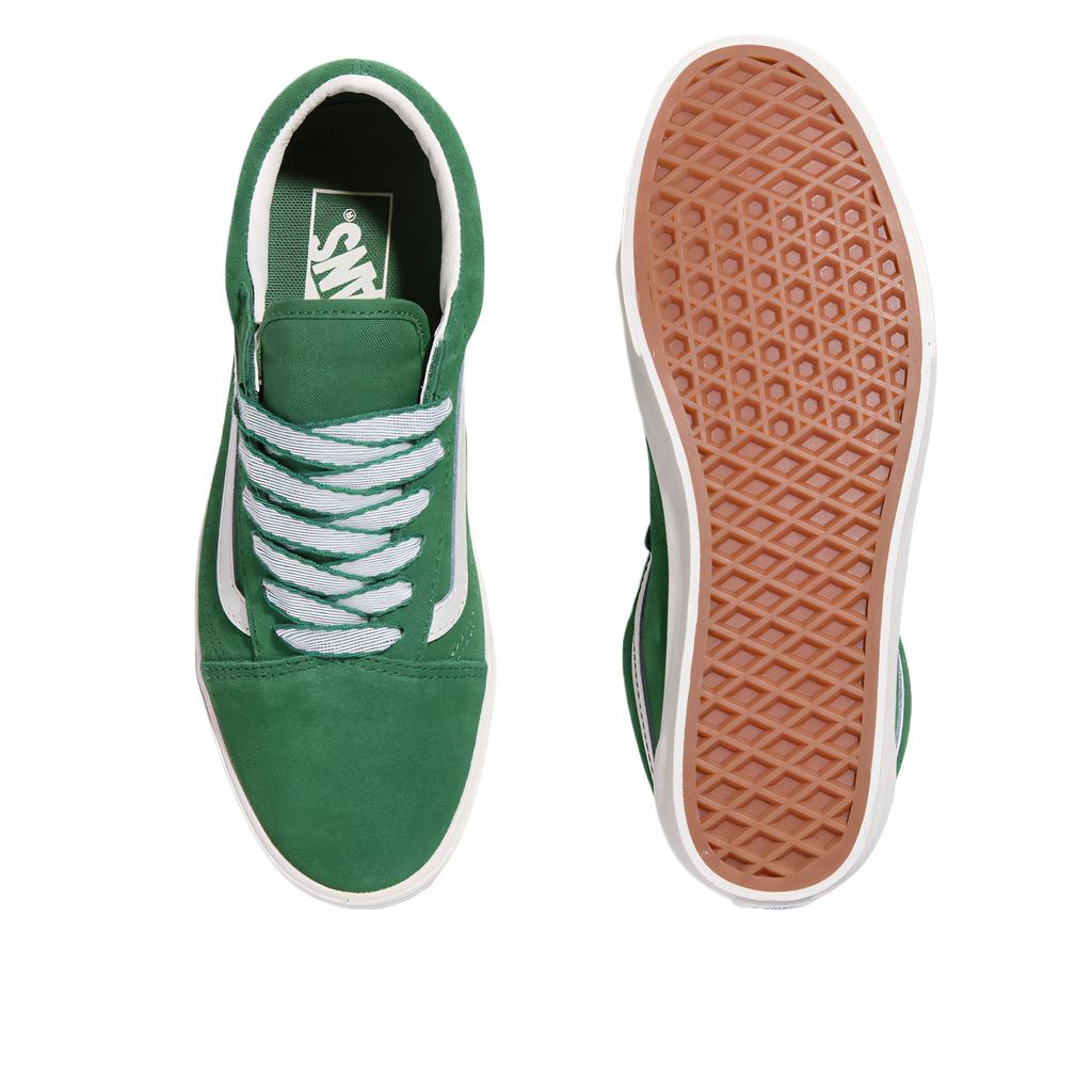 Vans Old Skool Lowpro Suede Comfortable Fashion Trendy Versatile Low-Top Skate Shoes Unisex sneaker Green VN000D0ABR11