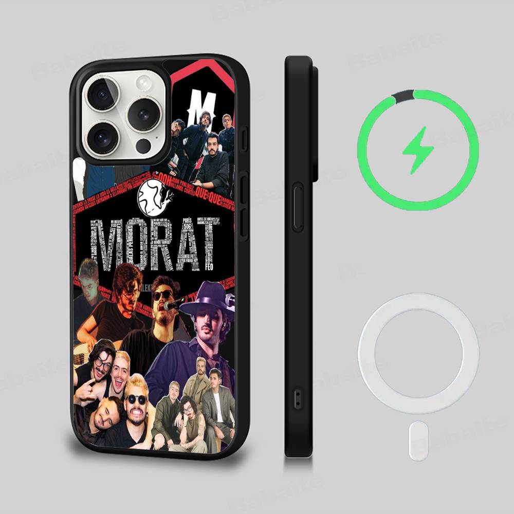M-Morat Band For Magsafe Magnetic Case For IPhone 17 Air 16 15 14 13 12 11 Pro Max Plus Wireless Charging