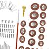 Kit de réparation pour saxophone alto Outils pour instruments à vent Facile à utiliser Léger Pièces d'entretien