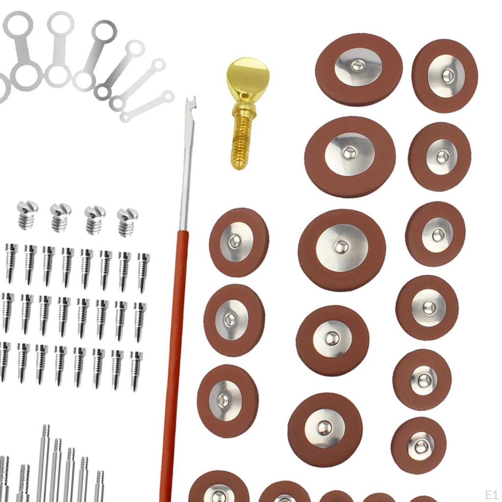 Kit de réparation pour saxophone alto Outils pour instruments à vent Facile à utiliser Léger Pièces d'entretien