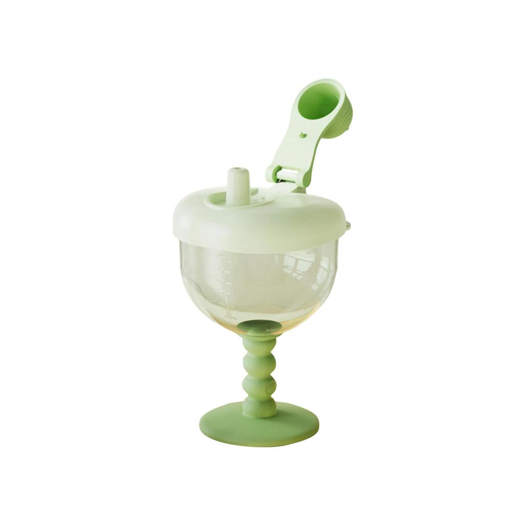 Baby Sippy Cup With Stem, Children's Straw Water Cup, Drop-proof With Scale.