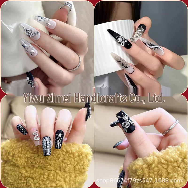 

Luxurious Zircon Snake Nail Art Rhinestone - 2025 Year of the Snake Edition