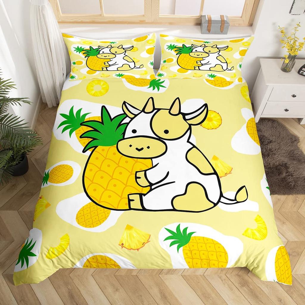 Luxury Duvet Cover and Pillowcase Digital Printing Star/moon/meteor Double Winter Quilt Cover Set Lantern Duvet Cover 1 Person