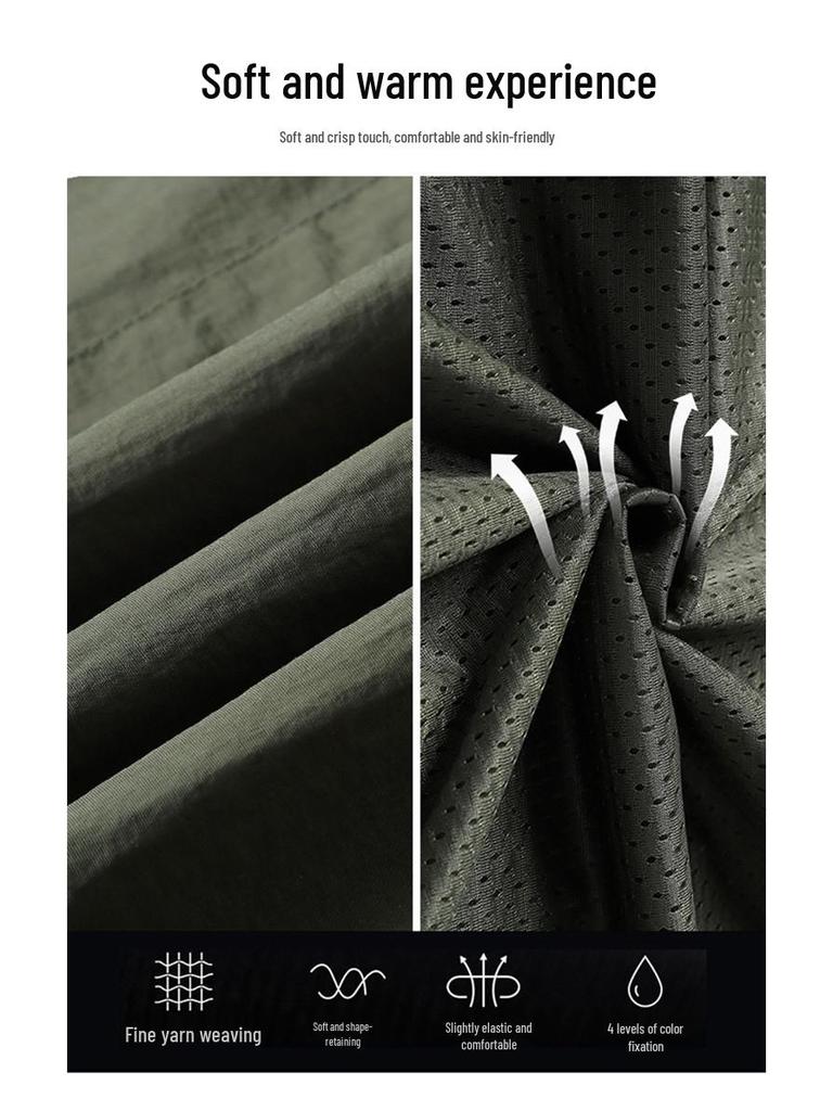 2025 Men's Casual Jacket - Wrinkle-resistant, Breathable, Soft Solid Color Outerwear for Autumn/Winter
