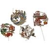 Retro Tassel Pendant Auspicious Beast Stationery Book Clip Metal Pagination Mark Chinese Style Brass Bookmark Metal Bookmark