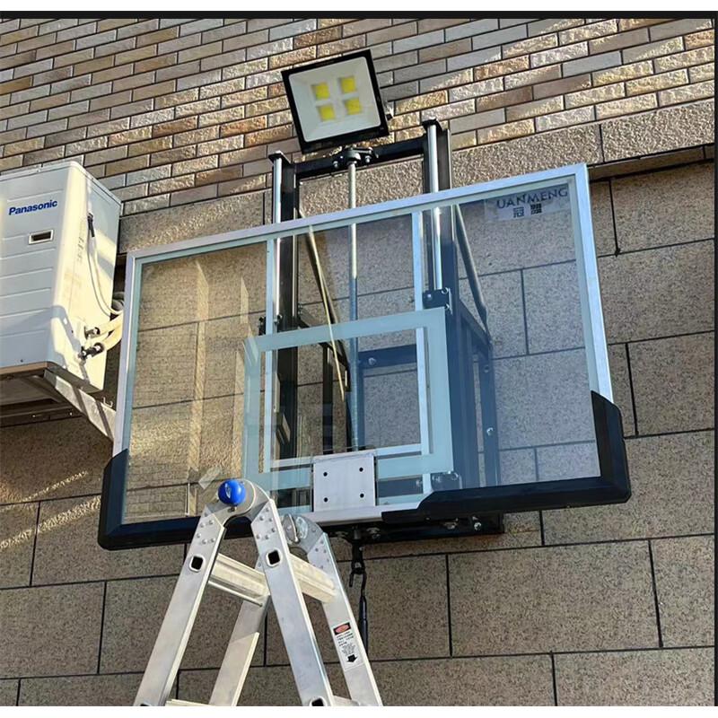 Guanmeng Indoor Electric Wall-Mounted Adjustable Basketball Hoop