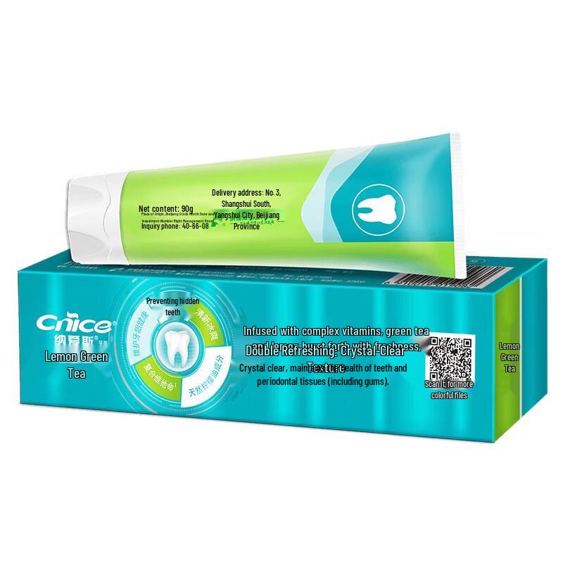 Nice Lemon Green Tea Toothpaste
