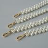 New Fashion Woman Handbag Accessory Parts Puring White Pearl Acrylic Resin Chain Luxury Solid Strap Women Vintage Clutch Chains
