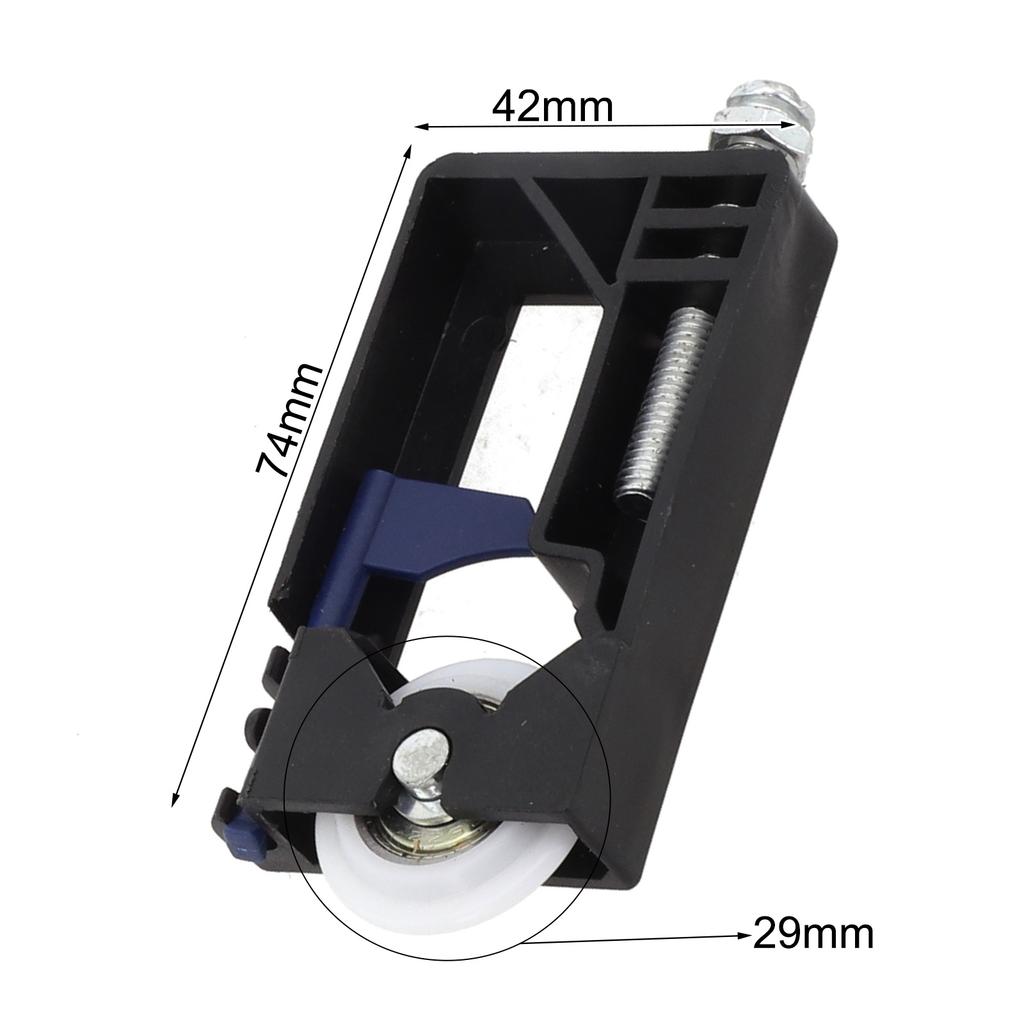 Schrank Schiebetür Umlenkrolle Hängendes Rad Holztürrolle Seitenmontiertes Schiebetürrad Bewegliches Rad Möbelbeschläge