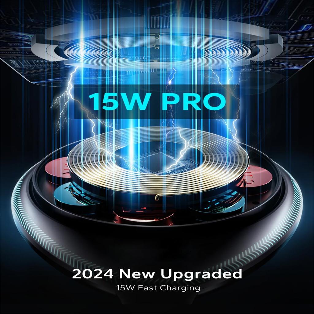 Car Phone Holder Charger Vent/Dashboard Car Mount With Magnetic Charging