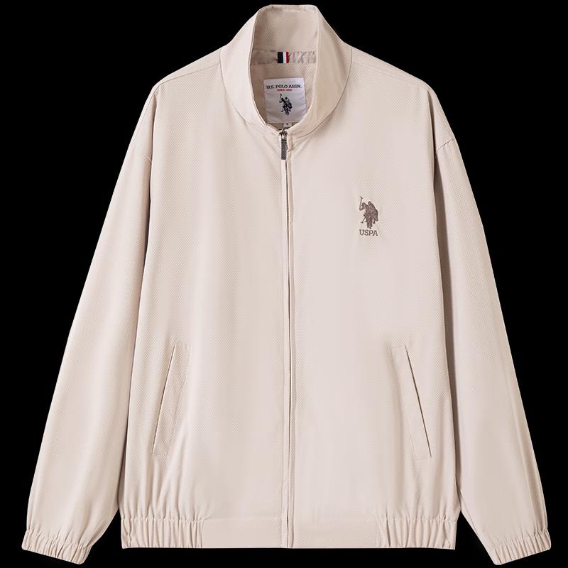 

нас. POLO ASSN. Чоловіча вітрозахисна куртка зі стійкою L